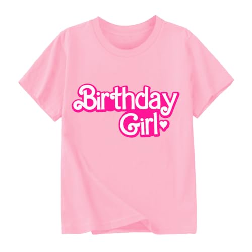 Birthday Girl Shirt 2nd 3rd 4th 5th 6th 7th 8th 9th Girls Birthday Tshirts Cotton Short Sleeve Tees 0 belly baby and beyond