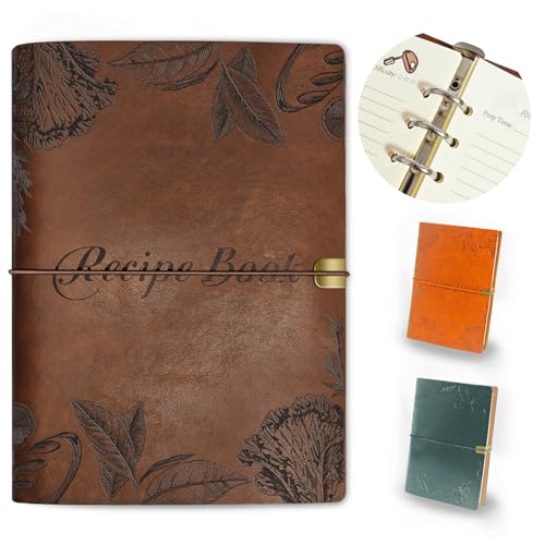 Blank Recipe Book To Write In Your Own Recipes Leather Recipe Notebook Recipe Journal Hold 150 RecipesLong Recipes Short Recipes Brown 0 belly baby and beyond