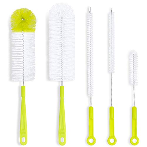 Bottle Cleaning Brush Set Long Handle Bottle Cleaner for Washing Narrow Neck Beer Bottles Sports Water Bottles with Straw Brush Kettle SpoutLid Cleaner Brushes 0 belly baby and beyond