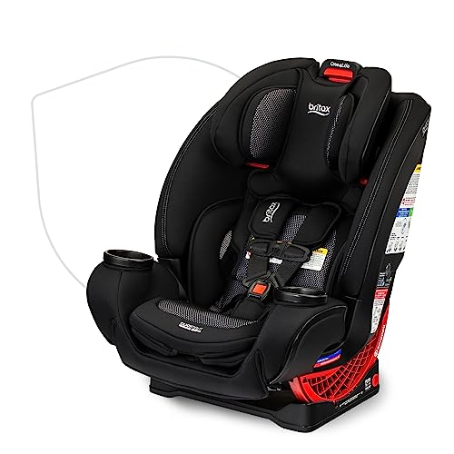 Britax One4Life Convertible Car Seat 10 Years of Use from 5 to 120 Pounds Converts from Rear Facing Infant Car Seat to Forward Facing Booster Seat Performance Fabric Cool Flow Carbon 0 belly baby and beyond
