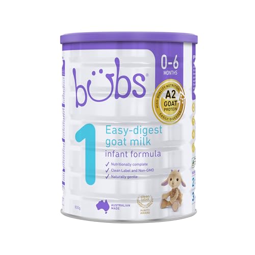 Bubs Goat Milk Infant Formula Stage 1 Infants 0 6 months Made with Fresh Goat Milk 282 oz 0 belly baby and beyond