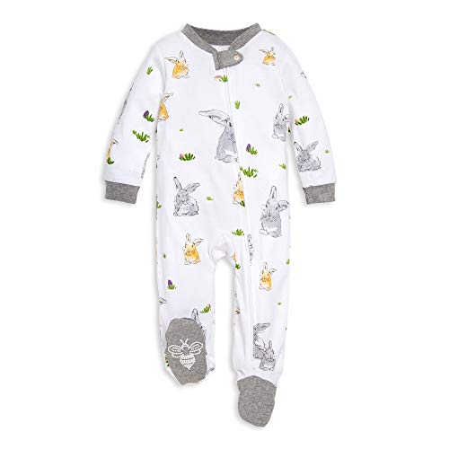 Burts Bees Baby Boys Sleep and Play Pjs 100 Organic Cotton One piece Zip Front Romper Jumpsuit Pajamas 0 belly baby and beyond