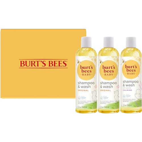Burts Bees Baby Shampoo and Wash 3 Pack 2 Original and 1 Calming with Lavender 12 Fl Oz Each 0 belly baby and beyond
