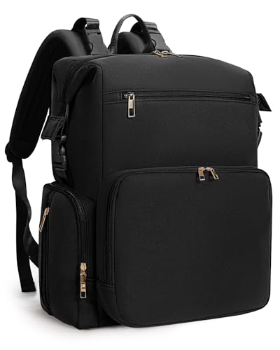 CEI CEI Neoprene Diaper Bag Backpack with Changing Pad Large Newborn Baby Maternity Bags Travel Tote with Insulated Pockets Black 0 belly baby and beyond