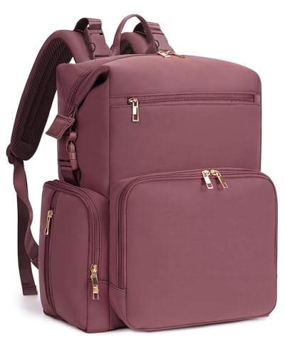 CEI CEI Neoprene Diaper Bag Backpack with Changing Pad Large Newborn Baby Maternity Bags Travel Tote with Insulated Pockets Pink 0 belly baby and beyond