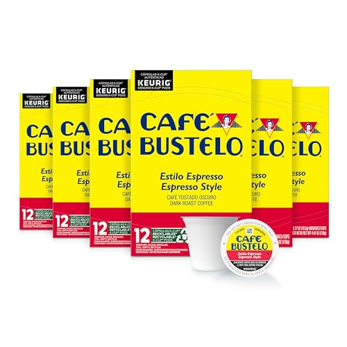 Cafe Bustelo Espresso Style Dark Roast Coffee 72 Count Keurig K Cup Pods 0 belly baby and beyond