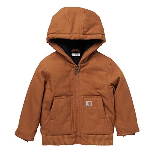 Carhartt Boys Canvas Insulated Hooded Active Jac 0 belly baby and beyond