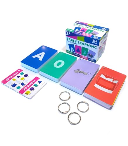 Carson Dellosa 4 Pack of 216 Toddler Flash Cards with Rings Set Ages 3 ABC Flash Cards for Toddlers 0 25 Numbers Flash Cards Colors Shapes Flash Cards and Sight Words Flash Cards 0 belly baby and beyond