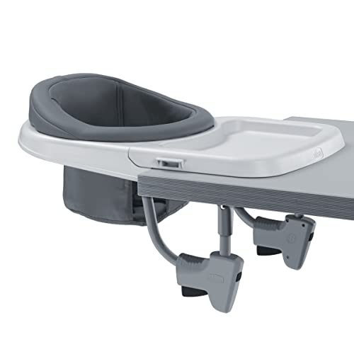 Chicco FastLock 360 Rotating Hook On High Chair Portable High Chair for Babies and Toddlers Sets up in Seconds CharcoalGrey 0 belly baby and beyond