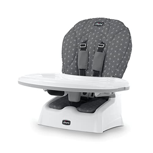 Chicco Snack Booster Seat Grey Star Grey 0 belly baby and beyond