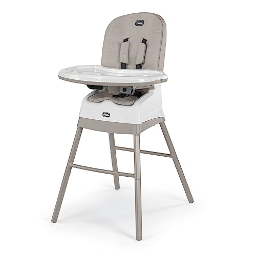 Chicco Stack Hi Lo 6 in 1 Multi Use Convertible High Chair Reclining High Chair for Babies and Toddlers Easy Clean Baby High Chair Booster Toddler Seat Combo SandBeige 0 belly baby and beyond