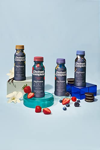 Chobani Complete Advanced Nutrition Protein Greek Yogurt Drink Mixed Berry Vanilla 10 fl oz 0 2 belly baby and beyond