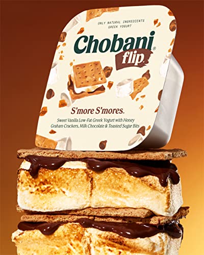 Chobani Flip Low Fat Greek Yogurt Chocolate Smore Smores 45oz 0 2 belly baby and beyond