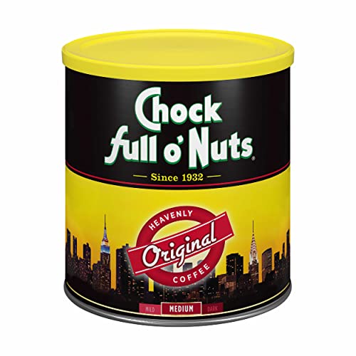 Chock Full oNuts Original Roast Medium Roast Ground Coffee Gourmet Coffee Beans Smooth Full Bodied and Rich Coffee 305 Oz Can 0 belly baby and beyond