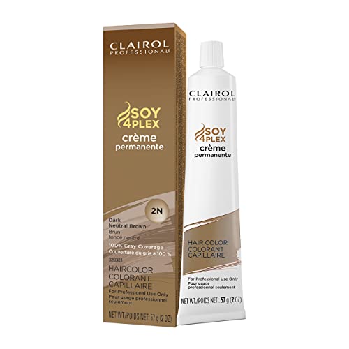 Clairol Professional Permanent Creme Hair Color Dark Hair Dye for Fade Resistant Gray Coverage 2 oz 0 belly baby and beyond