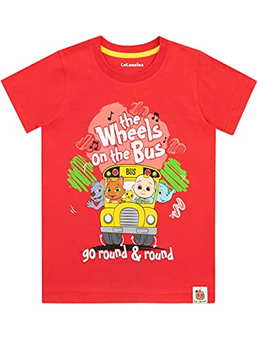 CoComelon Boys T Shirt Wheels On The Bus 0 belly baby and beyond