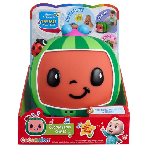 CoComelon Chase 3 Ways to Play Chase Hide N Seek Sit N Play Sensory Play Activities Plays Clips of Songs Heads Shoulders Knees and Toes Animal Dance Song CMI0013 0 belly baby and beyond