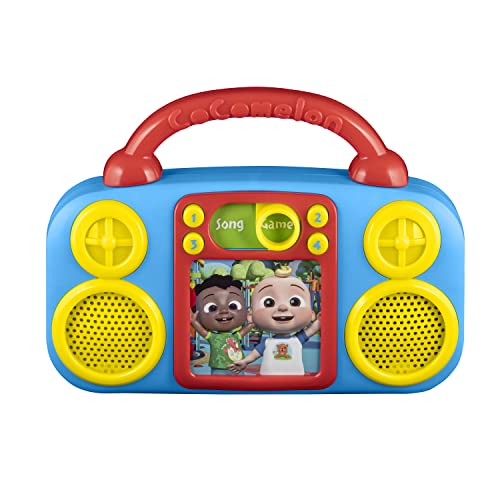 Cocomelon Toy Music Player Includes Freeze Dance Musical Toy for Toddlers with Built in Nursery Rhymes for Fans of Cocomelon Toys and Gifts for Boys and Girls 0 belly baby and beyond