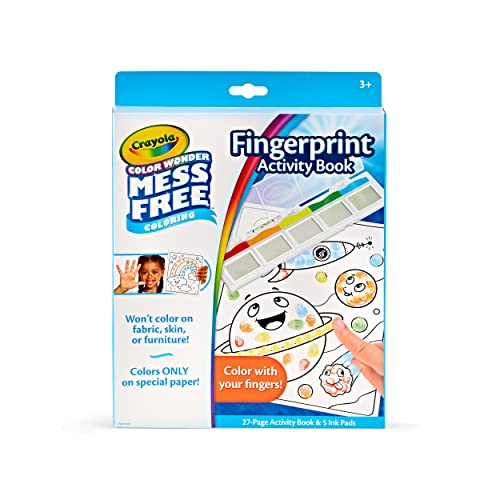 Crayola Color Wonder Mess Free Fingerprint Ink Painting Activity Set Finger Painting Alternative Toddler Coloring Gift 3 0 belly baby and beyond