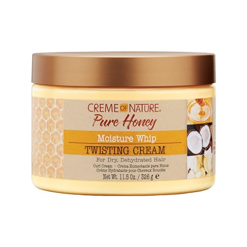 Creme Of Nature Curl Cream for Curly Hair Pure Honey Moisture Whip Twisting Cream for Dry Dehydrated Hair 115 Fl Oz 0 belly baby and beyond