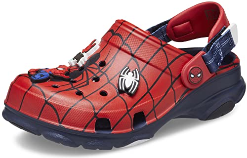 Crocs Unisex Child Classic All Terrain Spiderman Clogs 0 belly baby and beyond