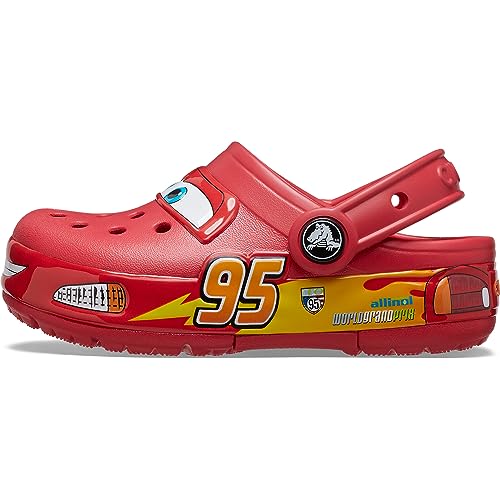 Crocs Unisex Child Crocband Cars Lightning McQueen Clogs Light Up Shoes 0 belly baby and beyond