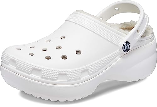 Crocs Womens Classic Lined Platform Clogs 0 belly baby and beyond