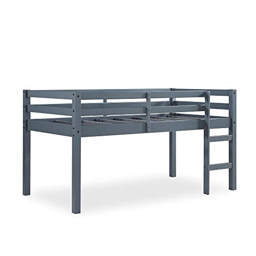DHP Milton Junior Twin Loft Bed Grey 0 belly baby and beyond