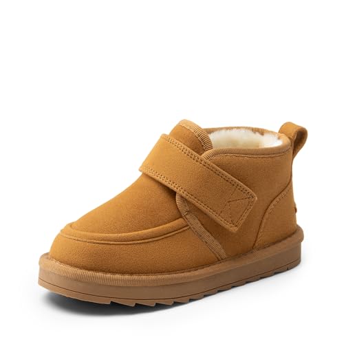 DREAM PAIRS Boys Boots Kids Girls Winter Warm Faux Fur Walking Ankle Boots FuzzyGo Kids Cozy Tap for ToddlerLittle Kid 0 belly baby and beyond