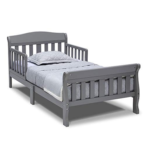 Delta Children Canton Toddler Bed Greenguard Gold Certified Grey 0 belly baby and beyond