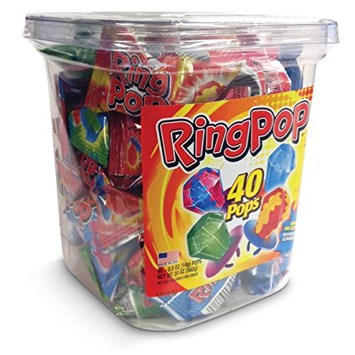 Destinie 2 Set Ring Pop Hard Candy Pops Variety Pack 44 Count 2 set 40 Count Pack of 1 88 0 belly baby and beyond