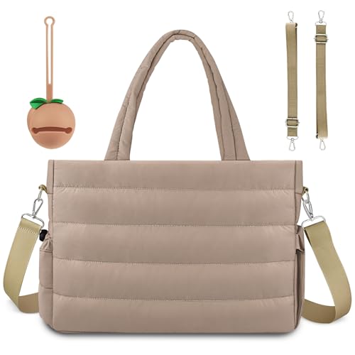 Diaper Bag Tote Baby Diaper Tote Bags Crossbody Hospital Bag Travel Large Mommy Bag with Silicone Pacifier Case 0 belly baby and beyond