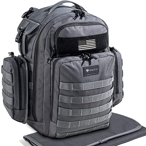 Dinictis Dad Diaper Bag Mens Diaper Bag Backpack with Diaper Changing Mat Military Diaper Backpack 0 belly baby and beyond