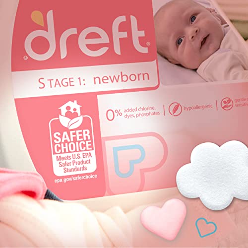 Dreft Stage 1 Newborn Hypoallergenic Liquid Baby Laundry Detergent HE Natural for Baby Newborn or Infant 92 Oz 64 loads Packaging may vary 0 0 belly baby and beyond