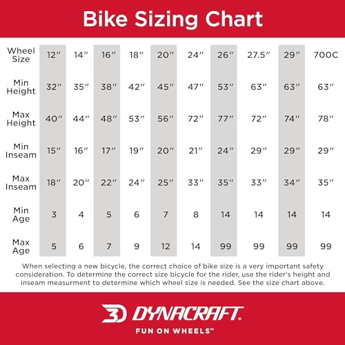 Dynacraft Childrens Bike Star Burst Bicycle Wheel for Exercise Play Gift Bicycle for Girls Boys Ride Outside 0 0 belly baby and beyond