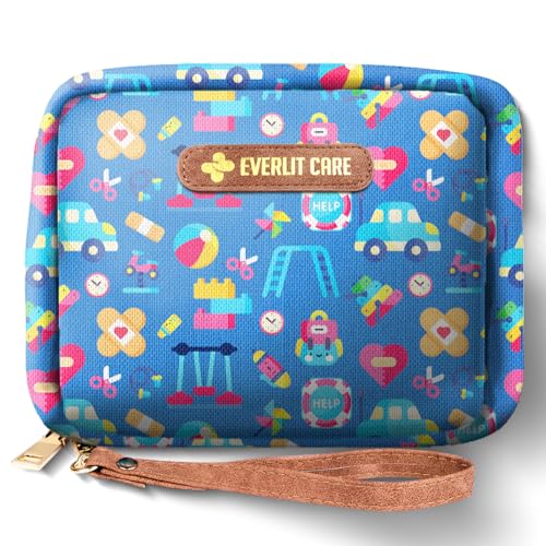 EVERLIT Care Rescue Pack Family Friendly First Aid Kit for Kids with 200 Pcs Medical Supplies Travel Friendly Compact Storage Bag for Home Car Travel Camping Adventure Playground 0 belly baby and beyond