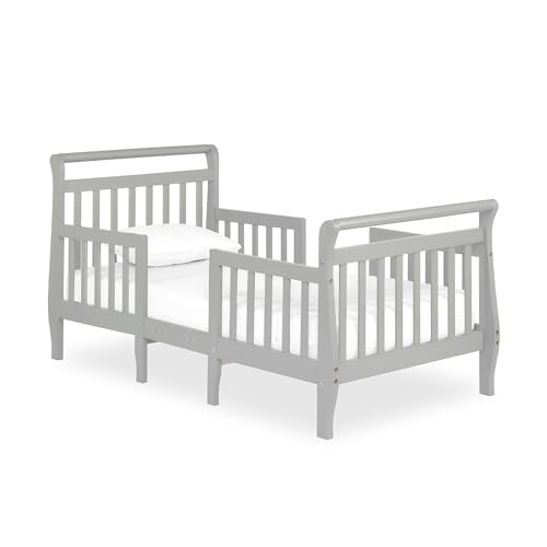 Emma 3 In 1 Convertible Toddler Bed In Steel Grey Converts To Two Chairs And Table Low To Floor Design JPMA Certified Non Toxic Finishes Safety Rails 0 belly baby and beyond