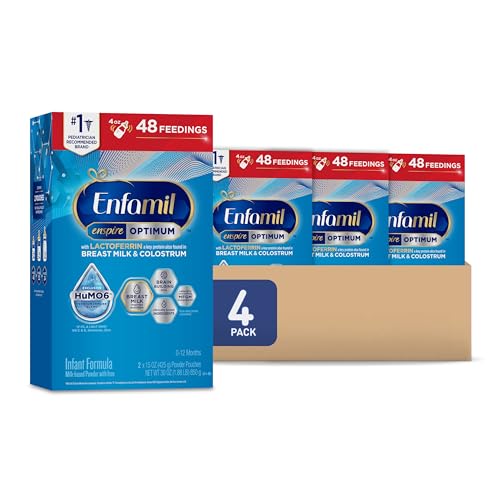 Enfamil Enspire Optimum Baby Formula with Immune Supporting Lactoferrin Our Closest Formula to Breast Milk Brain Building DHA Dual Prebiotics Infant Formula Powder Baby Milk 30 Oz Pack of 4 0 belly baby and beyond