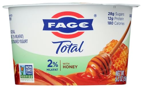Fage Total Greek Yogurt 2 Honey 53 oz 0 belly baby and beyond