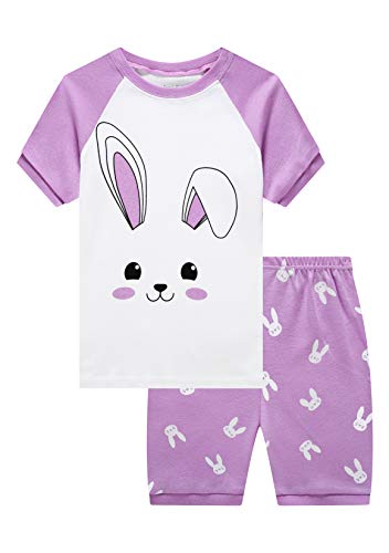 Family Feeling Giraffe Little Girls Short Pajamas 100 Cotton Clothes 0 belly baby and beyond