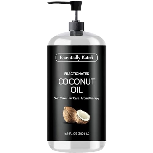 Fractionated Coconut Oil 169 Fl Oz 500ML Body Oil Massage Oil Hair Oil Nail Oil and Carrier Oil for Essential Oils No Scent 0 belly baby and beyond