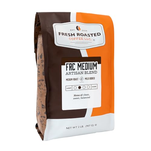Fresh Roasted Coffee FRC Medium Roast Blend 2 lb 32 oz Kosher Whole Bean 0 belly baby and beyond
