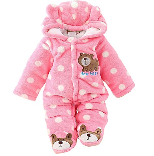 Gaorui Newborn Baby Jumpsuit Outfit Hoody Coat Winter Infant Rompers Toddler Clothing Bodysuit 0 belly baby and beyond