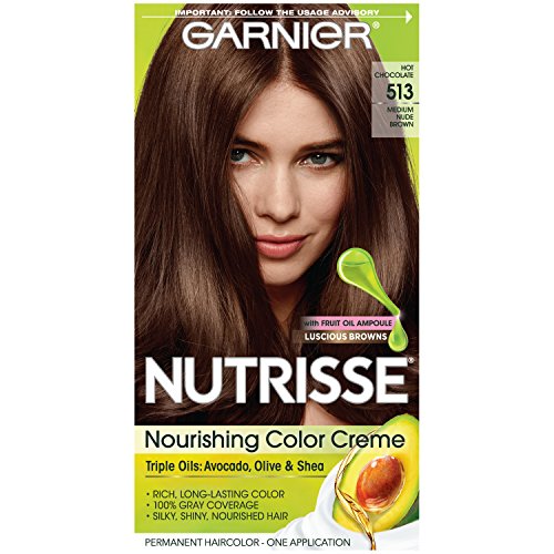 Garnier Nutrisse Nourishing Hair Color Creme 513 Medium Nude Brown Packaging May Vary 0 belly baby and beyond