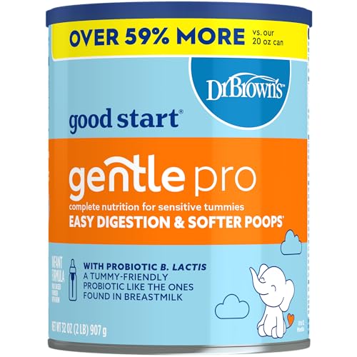 Gerber Good Start Baby Formula Powder GentlePro Stage 1 Non GMO 32 Ounce Package May Vary For 0 12 Months 0 belly baby and beyond