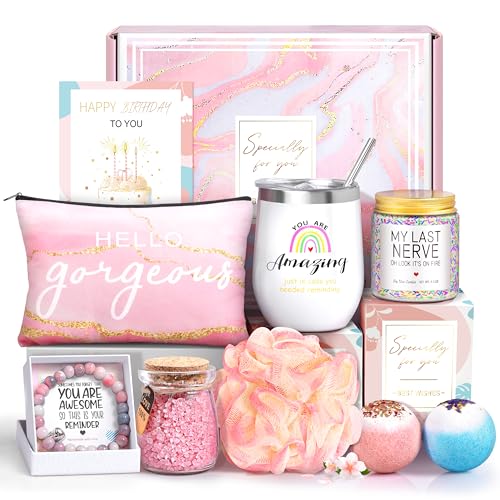 Gifts for WomenBirthday Gifts for Women FriendshipSpa Gifts Basket with Wine TumblerGift Set for WomenSelf Care Gift Idea for MomHerFemale FriendSisterWifeUnique Gifts for Women 0 belly baby and beyond
