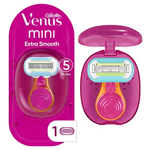 Gillette Venus Extra Smooth On The Go Razor For Women Handle 1 Blade Refill 1 Travel Case Great Addition To Your Travel Size Toiletries 0 belly baby and beyond