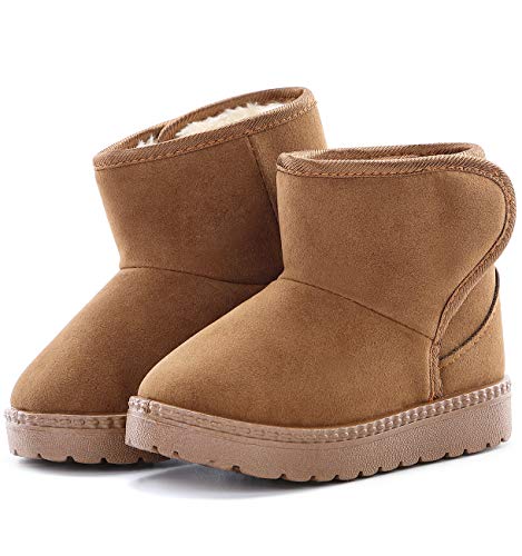 Girls Boys Warm Winter Boots Kids Outdoor Snow BootsToddlerLittle Kid 0 belly baby and beyond