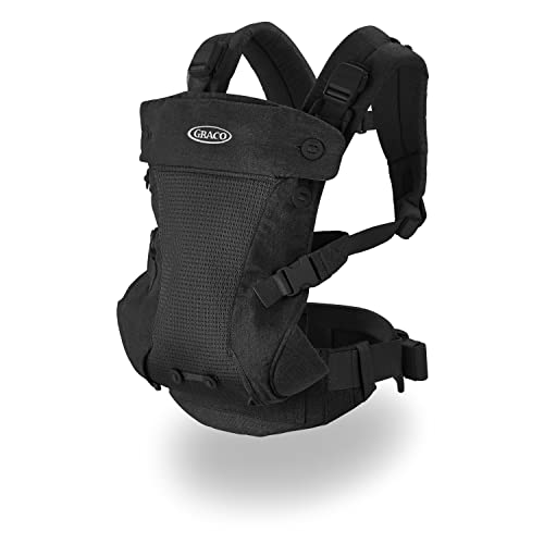 Graco Cradle Me 4 in 1 Baby Carrier Includes Newborn Mode with No Insert Needed Black Onyx 0 belly baby and beyond