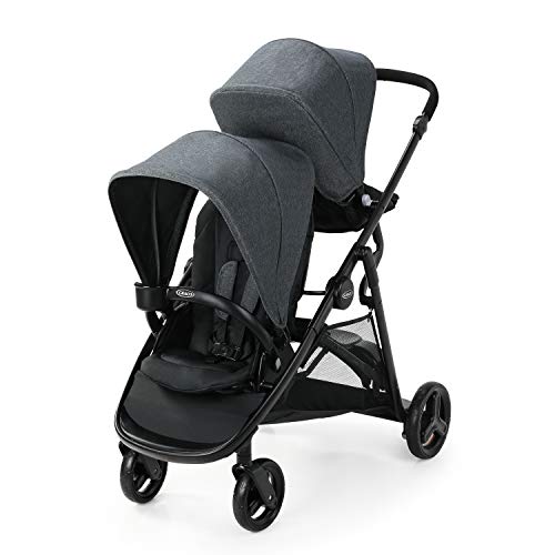 Graco Ready2Grow 20 Double Stroller Features Bench Seat and Standing Platform Options Rafa 0 belly baby and beyond
